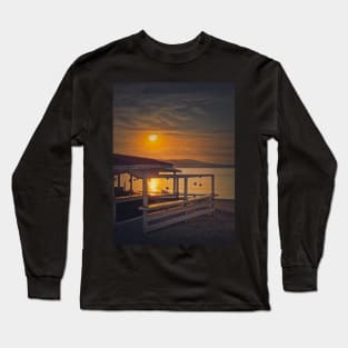 beach bar sunset Long Sleeve T-Shirt